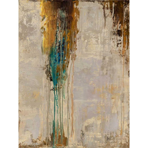 Infinite Time II Black Modern Wood Framed Art Print with Double Matting by joy, Julie