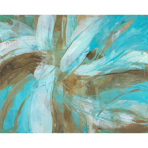 Freedom Flow II Black Modern Wood Framed Art Print with Double Matting by joy, Julie