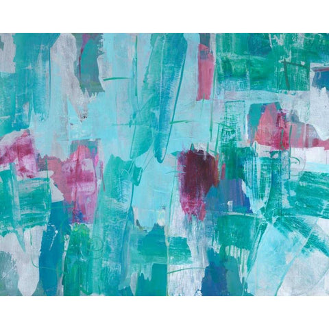 Our Dance II White Modern Wood Framed Art Print by joy, Julie