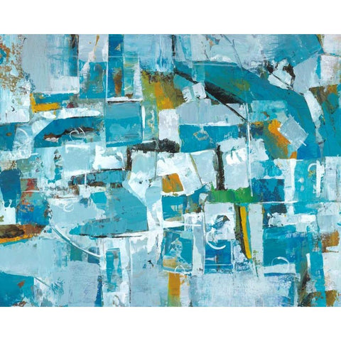 Our Dance III White Modern Wood Framed Art Print by joy, Julie
