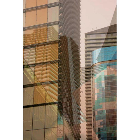 Double Take I Black Modern Wood Framed Art Print by Perkins, Greg