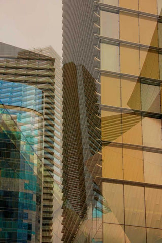 Double Take II Black Ornate Wood Framed Art Print with Double Matting by Perkins, Greg