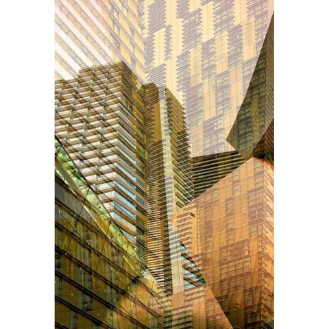 Double Take VI Gold Ornate Wood Framed Art Print with Double Matting by Perkins, Greg