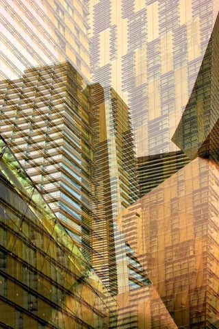 Double Take VI Black Ornate Wood Framed Art Print with Double Matting by Perkins, Greg