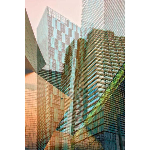 Double Take VIII Black Modern Wood Framed Art Print by Perkins, Greg