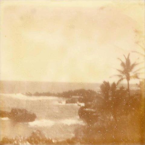 Halia Aloha VIII White Modern Wood Framed Art Print with Double Matting by Johnson, Jason