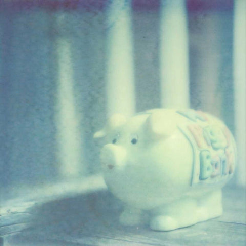 Color Shade VII Black Modern Wood Framed Art Print with Double Matting by Johnson, Jason