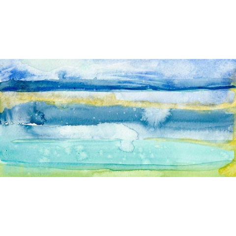 Gulf Shore II Black Modern Wood Framed Art Print by Ludwig, Alicia