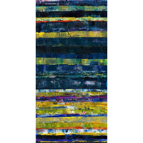 Light on Water I Black Modern Wood Framed Art Print with Double Matting by Fuchs, Jodi