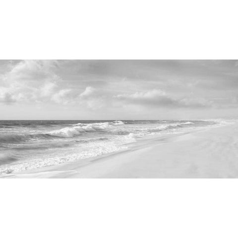 Hamptons V White Modern Wood Framed Art Print by McLoughlin, James