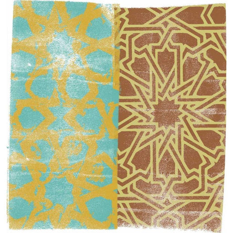 Moorish Study III Black Modern Wood Framed Art Print by Saunders, Alonzo