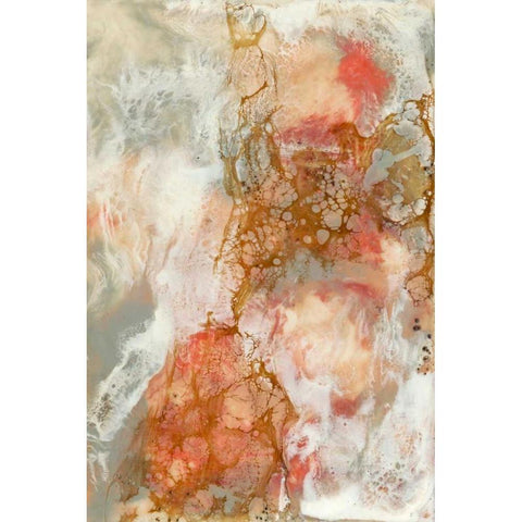 Coral Lace II White Modern Wood Framed Art Print by Goldberger, Jennifer