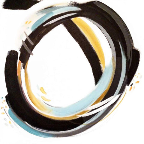 Coastal Sun I Gold Ornate Wood Framed Art Print with Double Matting by Jerry, Alison