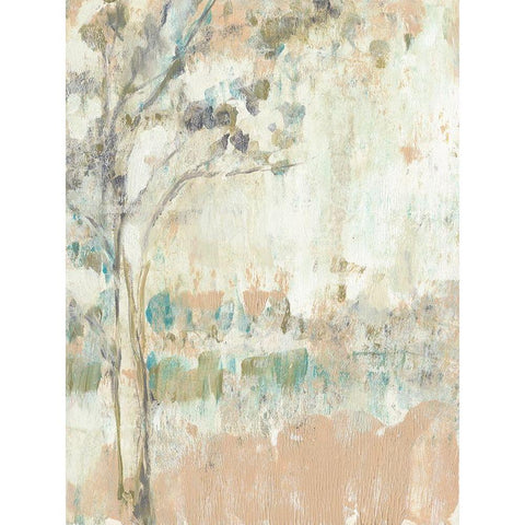 Ethereal Tree I Black Modern Wood Framed Art Print by Goldberger, Jennifer