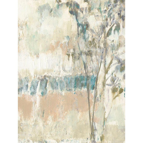 Ethereal Tree II White Modern Wood Framed Art Print by Goldberger, Jennifer