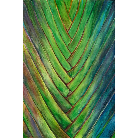 Tropical Crop I Black Modern Wood Framed Art Print by Wang, Melissa