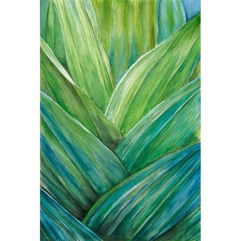 Tropical Crop IV Black Modern Wood Framed Art Print by Wang, Melissa