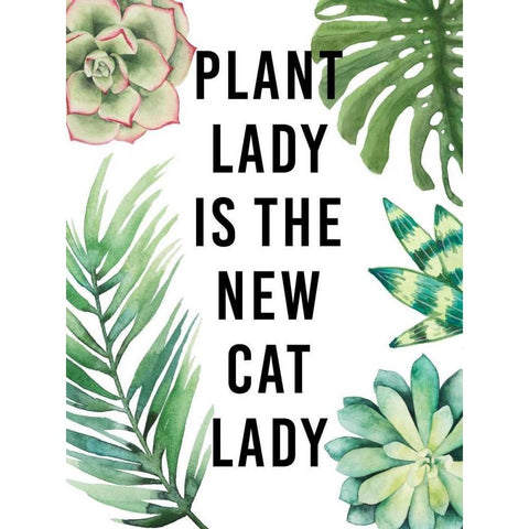 Plant Love I Gold Ornate Wood Framed Art Print with Double Matting by Studio W