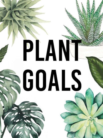 Plant Love II Black Ornate Wood Framed Art Print with Double Matting by Studio W