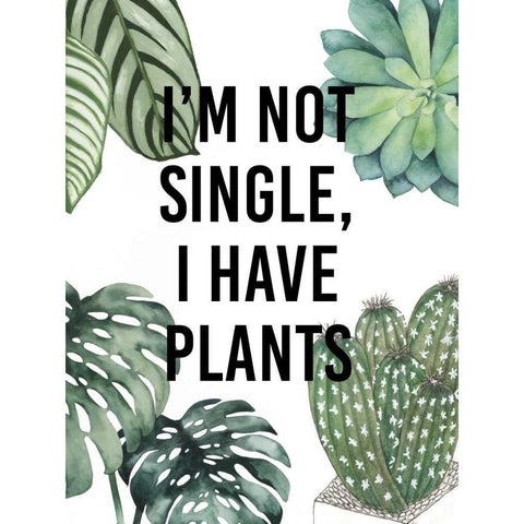 Plant Love V Gold Ornate Wood Framed Art Print with Double Matting by Studio W