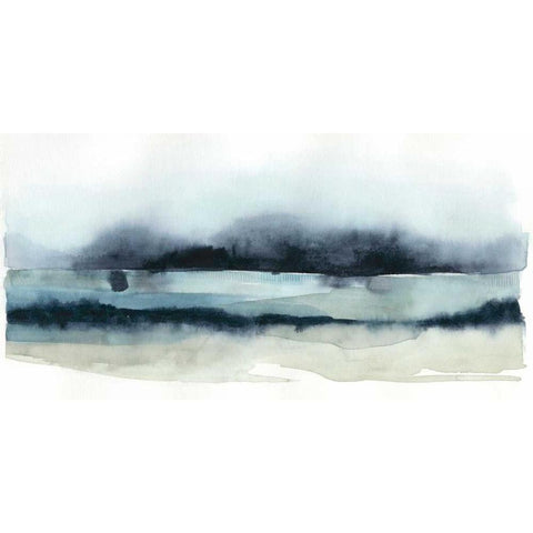 Stormy Sea II Black Modern Wood Framed Art Print with Double Matting by Popp, Grace