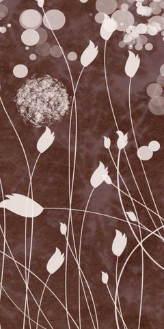 Botany Expressions VII Black Ornate Wood Framed Art Print with Double Matting by Orlov, Irena