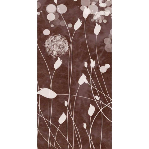 Botany Expressions VII Black Modern Wood Framed Art Print by Orlov, Irena