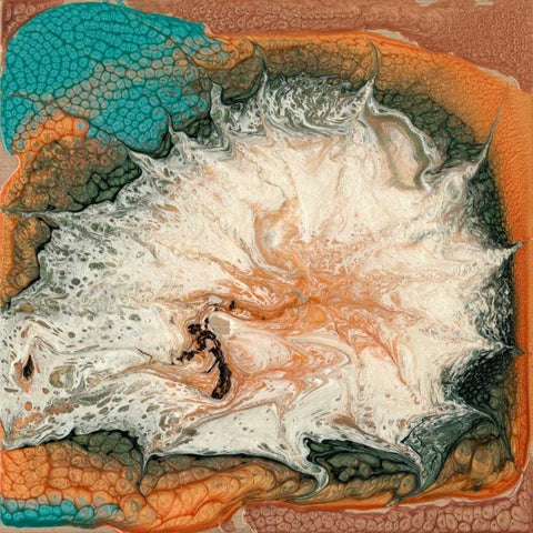 Caldera I White Modern Wood Framed Art Print by Ludwig, Alicia