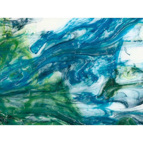 Tidal Sweep I White Modern Wood Framed Art Print by Chandler, Sharon