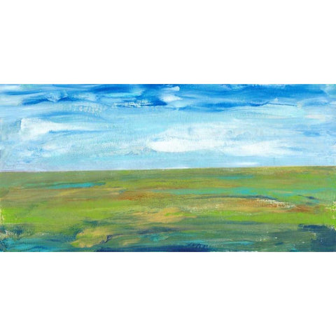 Vast Land I Black Modern Wood Framed Art Print by OToole, Tim