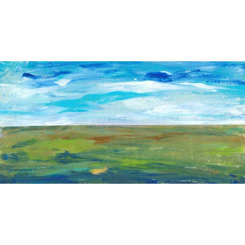 Vast Land II White Modern Wood Framed Art Print by OToole, Tim