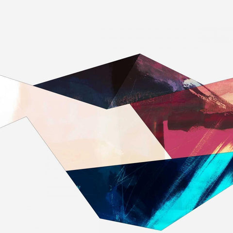 Block Detail III Black Modern Wood Framed Art Print by Jasper, Sisa