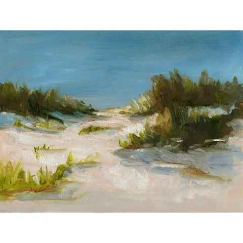 Summer Dunes I White Modern Wood Framed Art Print by Harper, Ethan