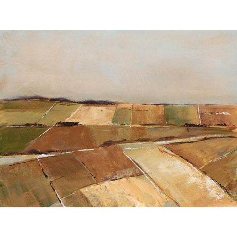 Autumn Pasture II White Modern Wood Framed Art Print by Harper, Ethan