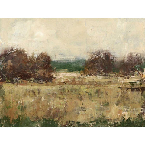 Plum Foliage I Black Modern Wood Framed Art Print with Double Matting by Harper, Ethan