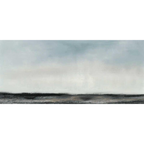 Horizon View II White Modern Wood Framed Art Print by Gordon, Sharon