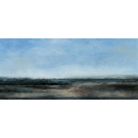 Horizon View IV Black Modern Wood Framed Art Print with Double Matting by Gordon, Sharon