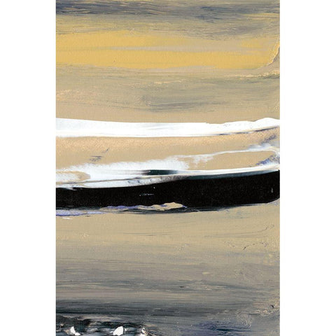 Glide VIII Gold Ornate Wood Framed Art Print with Double Matting by Gordon, Sharon