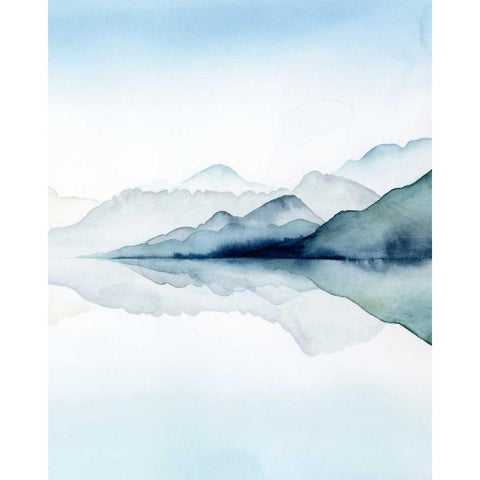 Glacial II White Modern Wood Framed Art Print by Popp, Grace