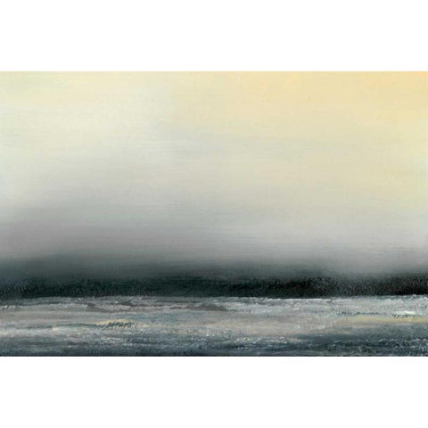 Ocean Tide IV White Modern Wood Framed Art Print by Gordon, Sharon