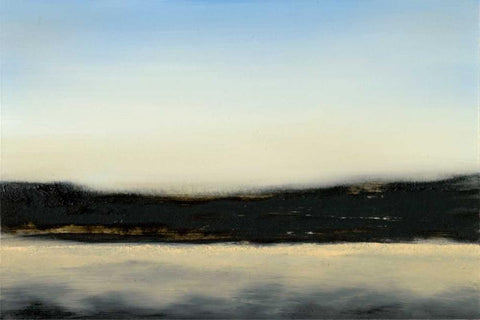 Ocean Tide VI Black Ornate Wood Framed Art Print with Double Matting by Gordon, Sharon
