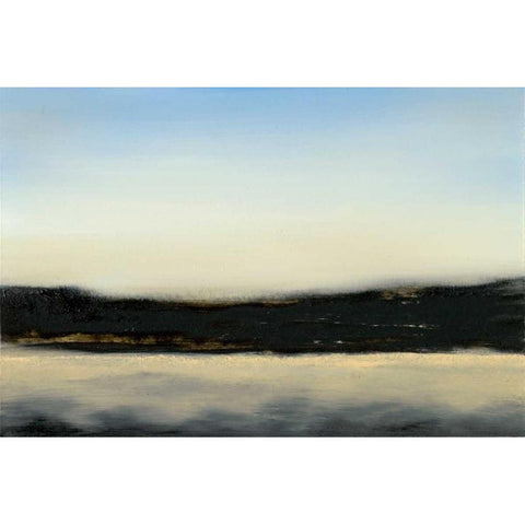 Ocean Tide VI Black Modern Wood Framed Art Print by Gordon, Sharon