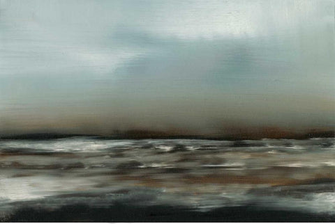 Ocean Tide VII Black Ornate Wood Framed Art Print with Double Matting by Gordon, Sharon