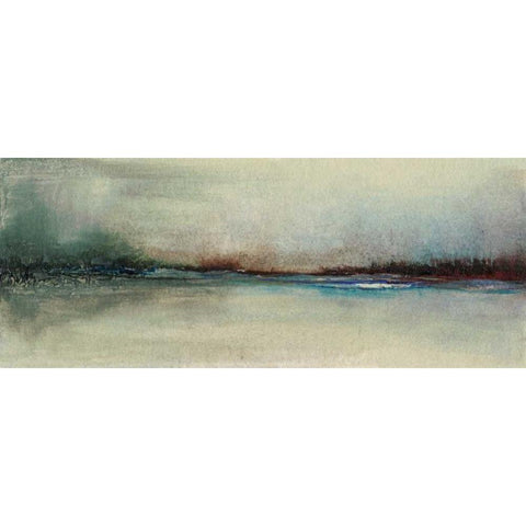 Awaken  Black Modern Wood Framed Art Print with Double Matting by Gordon, Sharon