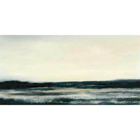 Approaching Evening Black Modern Wood Framed Art Print with Double Matting by Gordon, Sharon