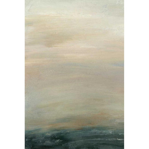 Soft Horizon  I White Modern Wood Framed Art Print by Gordon, Sharon