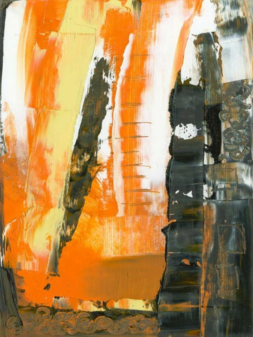 Avenue IV White Modern Wood Framed Art Print with Double Matting by Gordon, Sharon