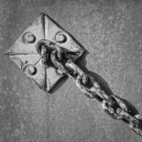 Around Town I Black Modern Wood Framed Art Print with Double Matting by Henson, Martin