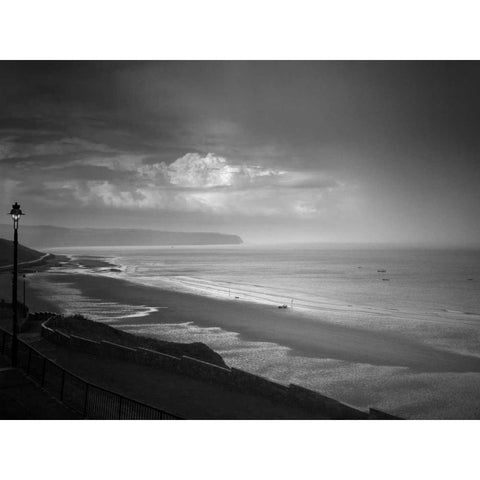 Sea Storm I Black Modern Wood Framed Art Print by Henson, Martin