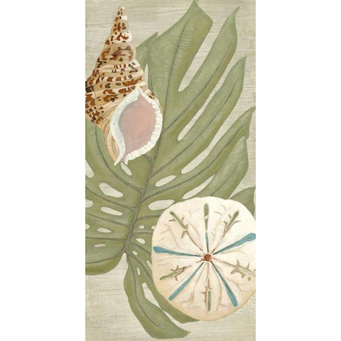 Palm Beach IV White Modern Wood Framed Art Print by Vess, June Erica